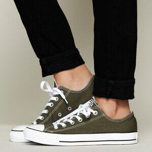 Dark Olive Green Converse Chuck Taylor All Star Low Top